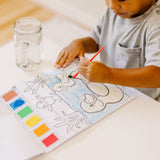 Melissa and Doug Paint With Water - Farm Animals, 20 Perforated Pages, Spillproof Palettes