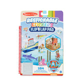 Melissa and Doug PAW Patrol Restickable Stickers Flip-Flap Pad - Adventure Bay (164 Reusable Stickers)