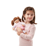 Melissa and Doug Mine to Love Brianna 12-Inch Soft Body Baby Doll With Hair and Outfit