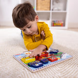 Melissa & Doug Vehicles Wooden Chunky Puzzle (9 pcs)