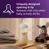 Philips Avent Natural Baby Bottles with Natural Response Nipples (Fast Flow, Flow 4), 11oz, 3-Pack