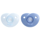 Philips Avent Soothie Heart Pacifier 3-18m, Blue/Light Blue, 2 Pack