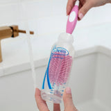 Dr. Brown's Soft Touch No Scratch Baby Bottle Cleaning Brush Nipple Cleaner with Stand and Storage Clip, BPA Free
