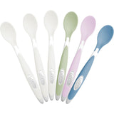 Dr. Browns Soft-Tip Toddler Spoons with Long Handle for Baby-Led Weaning, BPA Free (Pack of 6)
