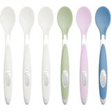 Dr. Browns Soft-Tip Toddler Spoons with Long Handle for Baby-Led Weaning, BPA Free (Pack of 6)