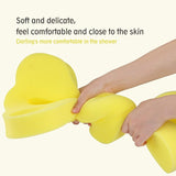 Le Bebe Baby Bath Cushion Infant Bath Sponge Mat for Newborns, Yellow
