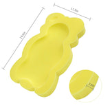 Le Bebe Baby Bath Cushion Infant Bath Sponge Mat for Newborns, Yellow