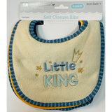 Cribmates Baby 4-Pack Self Closure Feeding Terry Bibs - Little King