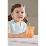TOMY The First Years Take & Toss Toddler Spill Proof Straw Cups - 10 oz - 4 Pack