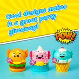 Ja-Ru Jumbo Foamie Axolotl Smushy Foodie Ugly Cute Squishy Snack Toy for Boys & Girls, 6 Assorted Styles, Randomly Selected