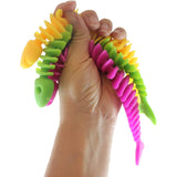 a-Ru Squishy Fishy Bones, Neon Colors- 2 Pack, For Ages 3+ Years, Stretch Em' - Bend Em'