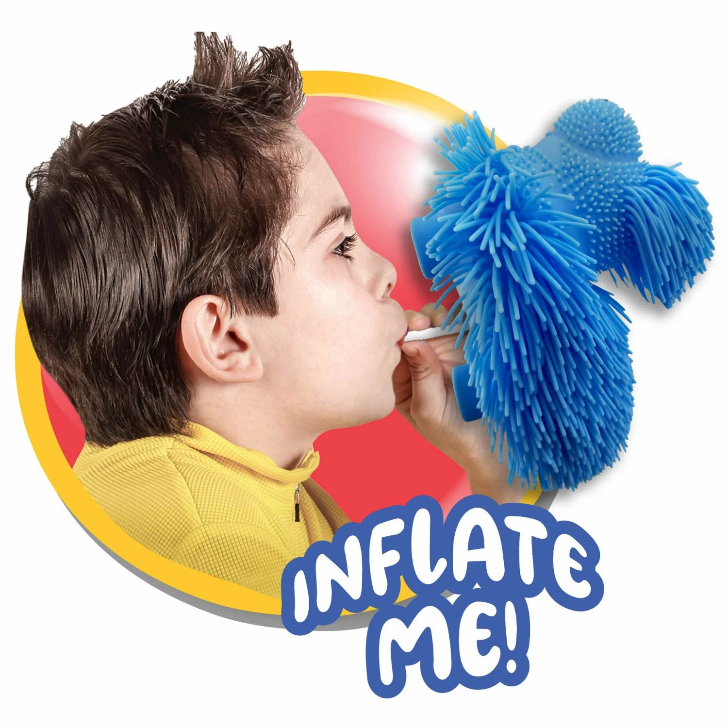 Ja-Ru Furry Friends Shaggy Dog Inflatable Novelty Toy, Age 4+