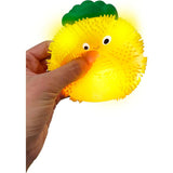 Ja-Ru Funsie Frootsies Light-Up Squeezy Toy Juicy Squishy Cute Fruit Tap to Light, Randomly Selected