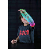 Ja-Ru Big Magic Rainbow Color Plastic Coil Spring, Colorful Neon Color Sensory Vintage Toy