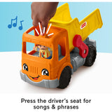 Fisher-Price Little People Toddler Construction Toy Work Together Dump Truck with Music & Accessories for Pretend Play