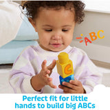 MEGA BLOKS ABC Learning Train Fisher Price Building Toy Blocks (60 Pieces) For Toddler