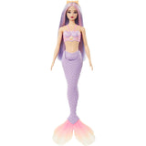 Barbie Mermaid Doll with Pink & Lilac Fantasy Hair & Headband Accessory, Toy with Shell-Inspired Bodice & Lavender Tail