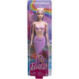 Barbie Mermaid Doll with Pink & Lilac Fantasy Hair & Headband Accessory, Toy with Shell-Inspired Bodice & Lavender Tail