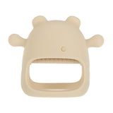 Nuby Silicone Wrist Teething Mitten - Baby Teether Ring - 3+ Months - Brown Bear