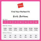 Hanes Girls 6pk Pure Comfort Microfiber Stretch Tagless Hipster