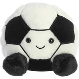 Aurora® Adorable Palm Pals™ Striker Soccerball™ Stuffed Animal - Fun Collectible Plush for Kids and Adult Collectors - Perfect for Decorating Rooms and Birthday Gifts - Black 4 Inches