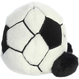 Aurora® Adorable Palm Pals™ Striker Soccerball™ Stuffed Animal - Fun Collectible Plush for Kids and Adult Collectors - Perfect for Decorating Rooms and Birthday Gifts - Black 4 Inches