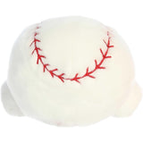 Aurora® Adorable Palm Pals™ Slugger Baseball™ Stuffed Animal - Pocket-Sized Play - Collectable Fun - White 5 Inches