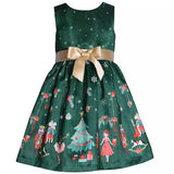 Bonnie Jean Phoebe Nutcracker Dress with Cardigan