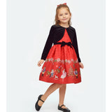 Bonnie Jean Anastasia Nutcracker Cardigan Set