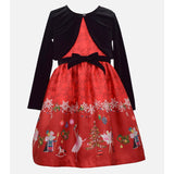 Bonnie Jean Anastasia Nutcracker Cardigan Set