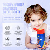 Disney 14oz Stainless Steel Bottle - Spill Proof, BPA-Free, Durable, Reusable, Portable, Wide-Mouth
