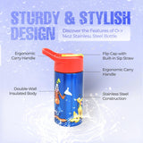 Disney 14oz Stainless Steel Bottle - Spill Proof, BPA-Free, Durable, Reusable, Portable, Wide-Mouth
