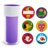 Munchkin® Miracle® 360 Insulated Sippy Cup, Includes Stickers to Customize Cup, 9 Ounce