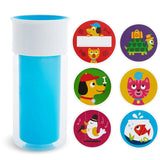 Munchkin® Miracle® 360 Insulated Sippy Cup, Includes Stickers to Customize Cup, 9 Ounce