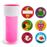 Munchkin® Miracle® 360 Insulated Sippy Cup, Includes Stickers to Customize Cup, 9 Ounce