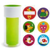 Munchkin® Miracle® 360 Insulated Sippy Cup, Includes Stickers to Customize Cup, 9 Ounce