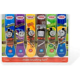 Brush Buddies Thomas & Friends Toothbrush for Kids, Kids Toothbrushes, Toddler Toothbrush Ages 2-4, Soft Bristles for Kids, 6PK