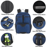 Trailmaker Reflective Cargo Backpack with Laptop Sleeve & Water Bottle Side Pockets