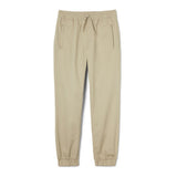 French Toast Pull-On Stretch Twill Jogger with Zipper Pockets