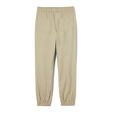 French Toast Pull-On Stretch Twill Jogger with Zipper Pockets