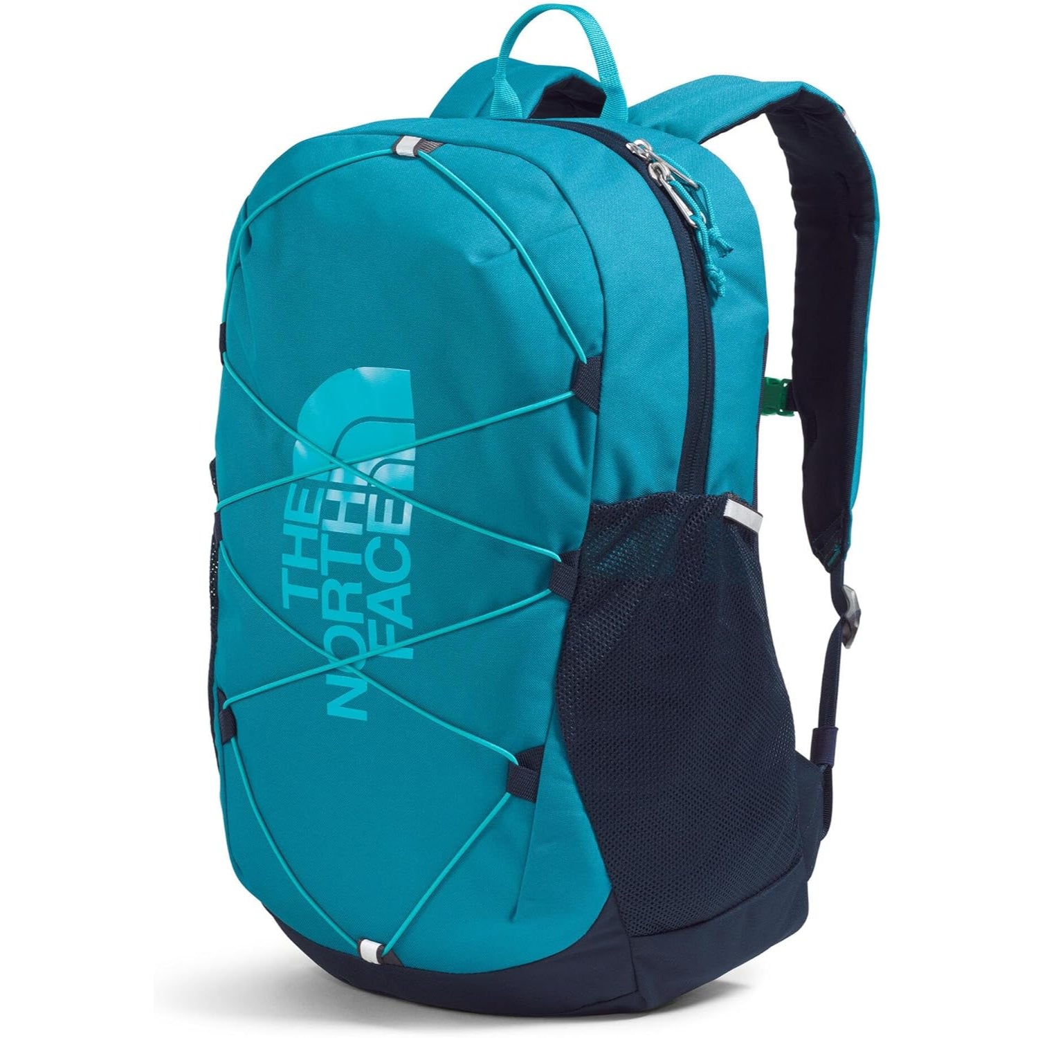 green north face travel backpack The North Face Youth Court Jester Backpack: Dusk Blue/Summit Navy