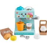 Fisher Price Laugh & Learn Coffee Café Musical Playset with Educational Songs & 10 Pretend Play Pieces for Kids Ages 18+ Months