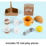 Fisher Price Laugh & Learn Coffee Café Musical Playset with Educational Songs & 10 Pretend Play Pieces for Kids Ages 18+ Months