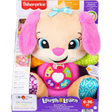 Fisher-Price Baby Toy Laugh & Learn Smart Stages Puppy Musical Plush with Lights & Learning Songs for Infants Ages 6+ Months