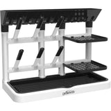 Dr. Brown's Drying Tower, Stand-Up Drying Rack, Countertop Baby Bottle Drying with Organized Storage for Baby Essentials, Space Saving Vertical Rack, Black/White