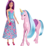 Barbie Mattel Doll & Unicorn Fantasy Playset – Magical Adventure Toy