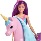 Barbie Mattel Doll & Unicorn Fantasy Playset – Magical Adventure Toy