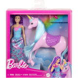Barbie Mattel Doll & Unicorn Fantasy Playset – Magical Adventure Toy