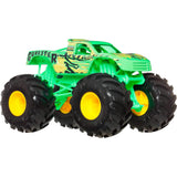 Mattel Hot Wheels Monster Trucks, Oversized Monster Truck, 1:24 Scale Die-Cast Toy Truck with Giant Wheels and Cool Designs - Gunkster