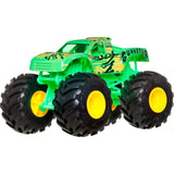 Mattel Hot Wheels Monster Trucks, Oversized Monster Truck, 1:24 Scale Die-Cast Toy Truck with Giant Wheels and Cool Designs - Gunkster